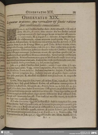 Observatio XIX. Leguntur orationes, quae virtualiter & sensus ratione sunt conditionales enunciationes