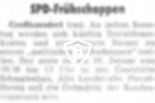 SPD-Frühschoppen