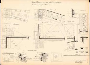 Kanalisierung der Oder Schleuse, Groß-Döbern: Schleusentore: Details 1:5