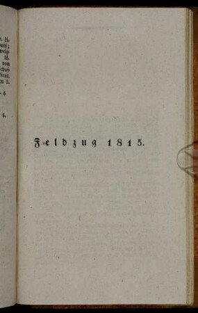 Feldzug 1815