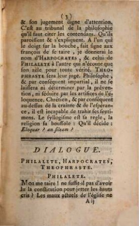 Jugement d'un philosophe chrétien sur les écrits pour et contre la legitimité de la loi du silence