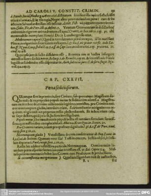 Cap. CXXVII. Poena seditiosorum