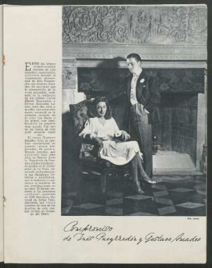 Compromiso de Inés Pueyrredón y Gustavo Amadeo