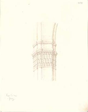 Bürklein, Eduard; Florenz (Italien); Loggia dei Lanzi - Perspektive