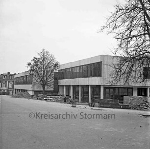 Stadtschule: Salinenstraße: Nordseite des Neubaus