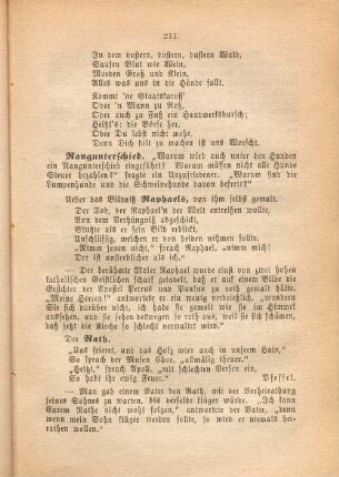 Ueber das Bildniß Raphaels, von ihm selbst gemalt.