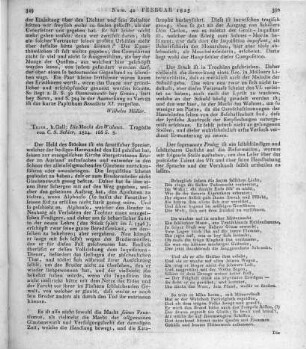 Schier, C. S.: Die Macht des Wahnes. Tragödie. Trier: Gall 1824
