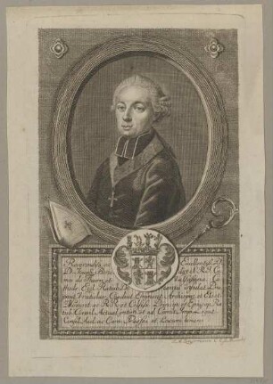 Bildnis des Joseph Benedict Comes de Thurn et Valsassina