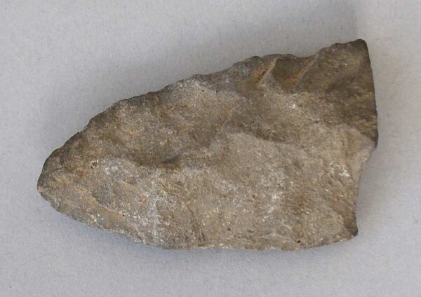 Stone spearhead