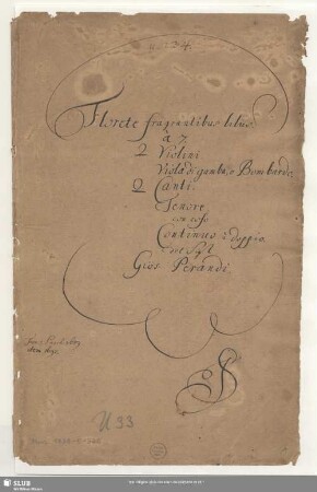 Stimmensatz [Schreiber: Jacobi, S.; u.a.?]