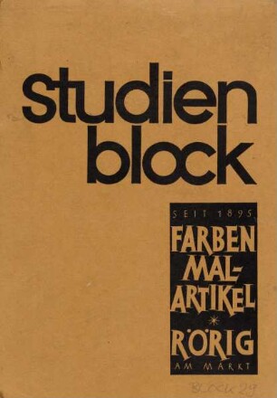 Skizzenblock