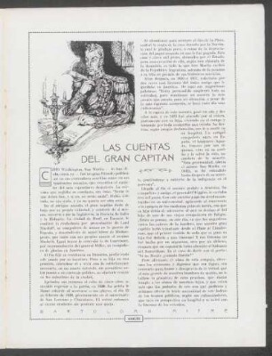 Las cuentas del Gran Capitán