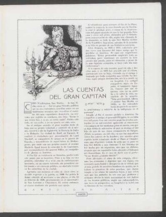 Las cuentas del Gran Capitán