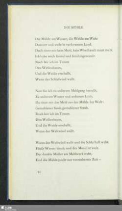 Die Mühle