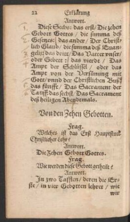Von Zehen Gebotten.