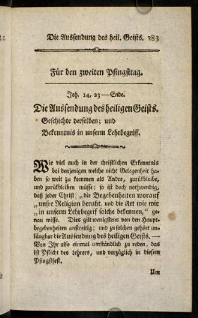383-399, Für den Zweiten Pfingsstag [...]