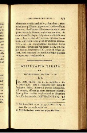 Observatio tertia. Ad locum.