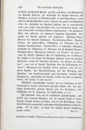 610-613 [Rezension] Le livre d'Isaïe