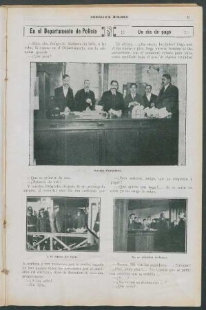 En el Departamento de Policía - Un día de pago