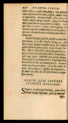 Eorum Quae Partibus Accidunt Enallage.