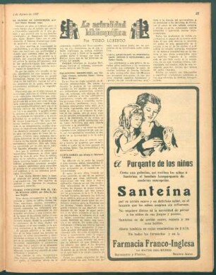 La actualidad bibliográfica