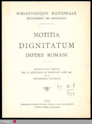 Notitia dignitatum imperii Romani