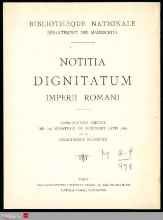 Notitia dignitatum imperii Romani