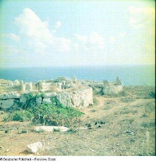 Malta. Mnajdra. Osttempel : Tempelanlage. Osttempel (3000-3500 v. Chr.) und Westtempel (um 3000 v. Chr.)