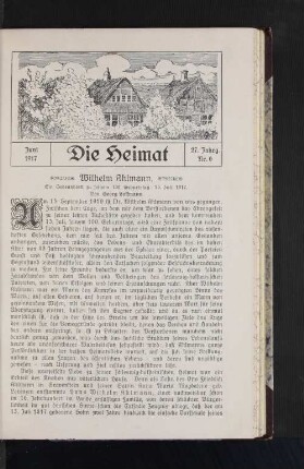 Juni 1917, 27. Jahrgang, Nr. 6