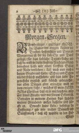 Christliches Gebet-Büchlein.