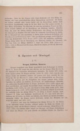 K. Spanien und Portugal