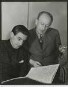 Porträtaufnahme Jaromír Weinberger und John Barbirolli