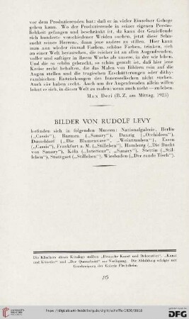 Bilder von Rudolf Levy
