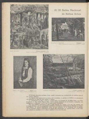 El IX Salón Nacional de Bellas Artes