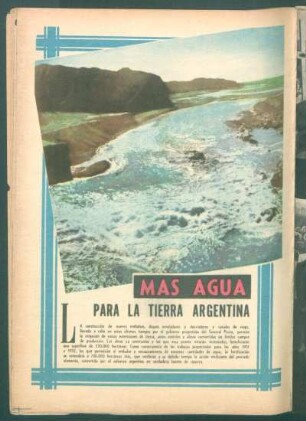Mas agua para la tierra argentina