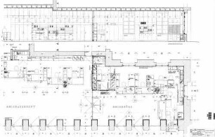Stuttgart Hbf: Empfangsgebäude Reisezentrum Reisebüro Grundriss Bauteil 2 Reiseauskunft