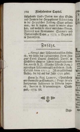 Zusäze.