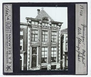 Groningen, Haus in der Oude Ebbingestraat (verm. nicht erhalten),Groningen, Oude Ebbingestraat (Straße)