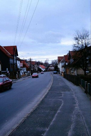 Hauptstraße aus Richtung Suhl kommend
