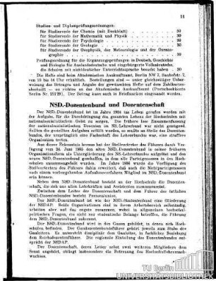 NSD.-Dozentenbund und Dozentenschaft