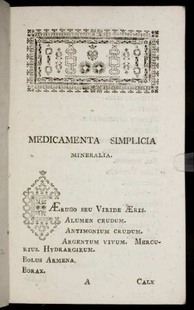 Medicamenta Simplicia