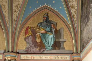 Acht Bildnisse deutscher Könige und Kaiser — Heinrich IV.