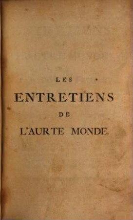 Les Entretiens de l'autre monde