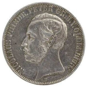 Münze, 1 Vereinstaler, 1860 n. Chr.