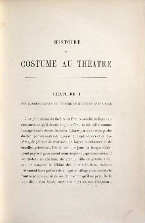 Histoire du costume au théâtre : depuis les origines du théâtre en France jusqu'à nos jours ; ouvrage orné de vingt-sept gravures et dessins originaux tirés des archives de l'opéra et reproduits en fac-similé