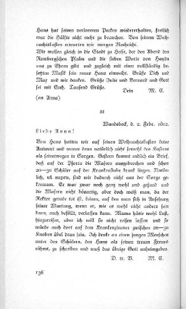 88 Wandsbeck, d. 2. Febr. 1802.