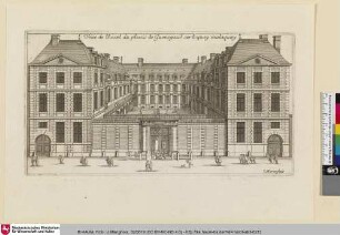 Le Grand Marot, Bl. 85: Veüe de l'hostel du plessis de Guenegaud sur le quay malaquay