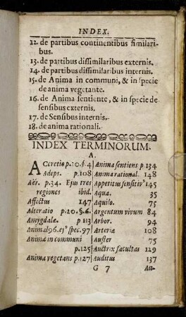 Index Terminorum.