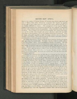 British East Africa.