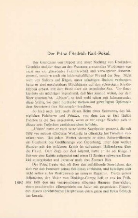 Der Prinz-Friedrich-Karl-Pokal